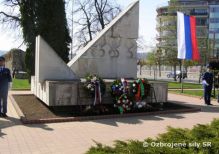 Spomienka na osloboditeov mesta Pezinok
