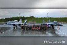 Piloti  MiG-29 spene absolvovali po 5  rokoch ostr bojov streby