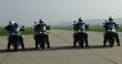 Vojensk polcia absolvovala vcvik vodiov motocyklov 